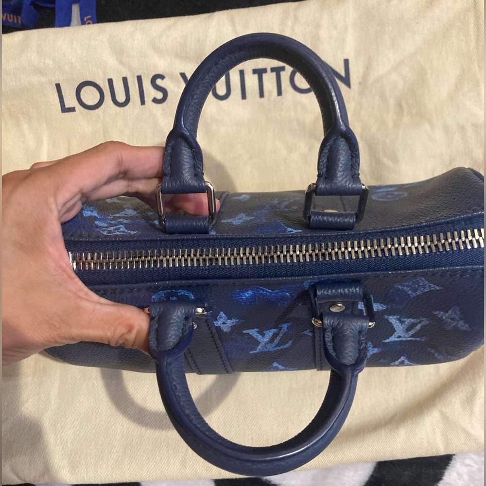 % Authentic Louis Vuitton Mini Keepall Watercolor… - image 4